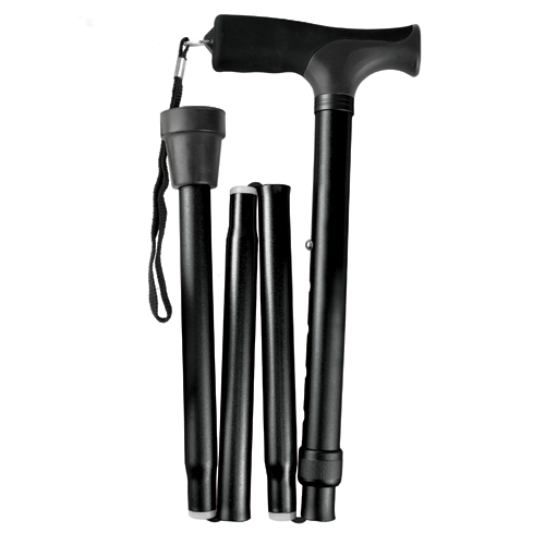 Cane Folding Blue Jay Black Pistol Grip 33 - 37